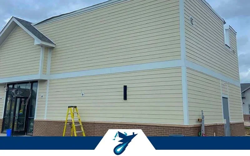 Commercial siding in New England, Halley Construction Services Contractor, siding types, siding contracto r, inspection, replacement, installation siding