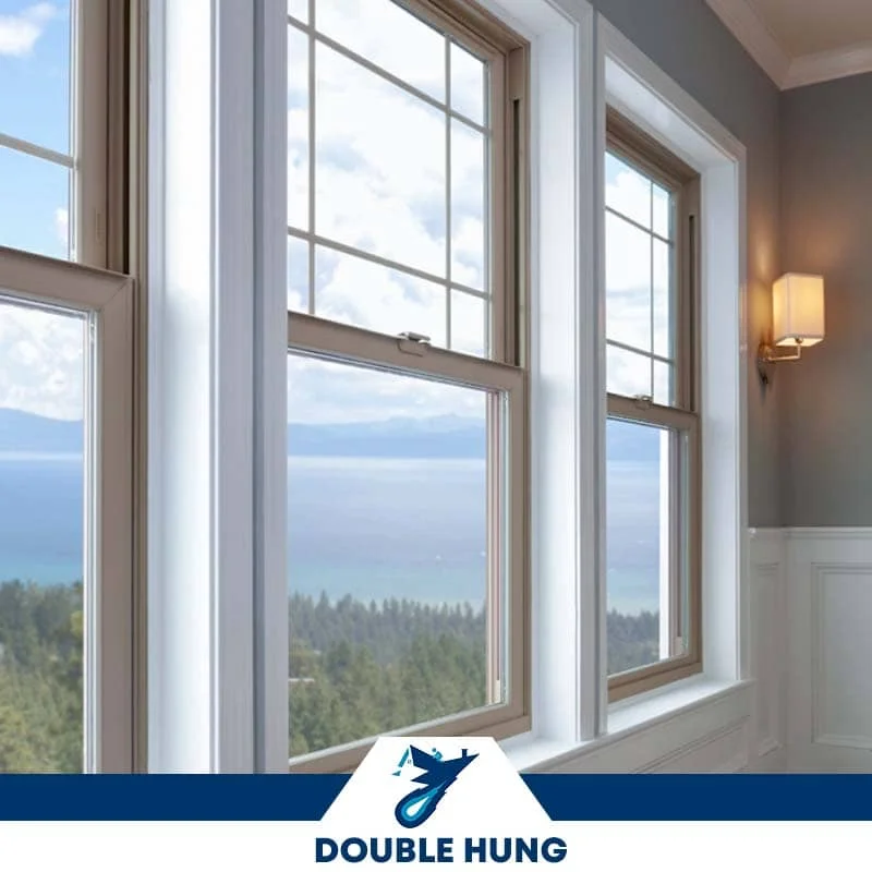 Double Hung Window in New England roofing services, Halley Construction Services, type window.