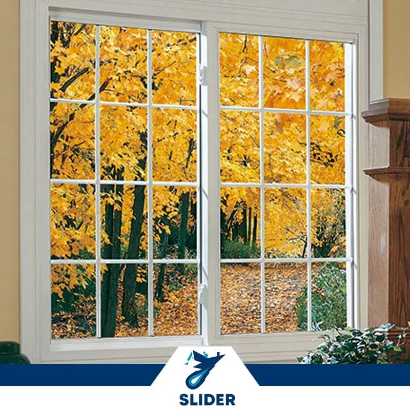 Slider Window in New England roofing services, Halley Construction Services, type window.
