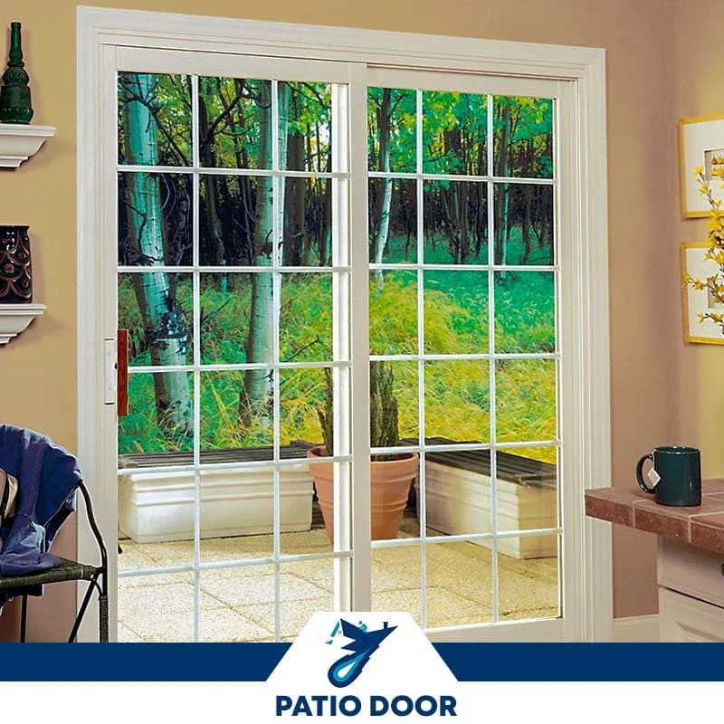 Patio door Window in New England roofing services, Halley Construction Services, type window.
